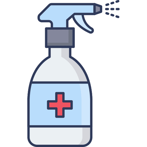 Spray hygiene spray sterilization icon