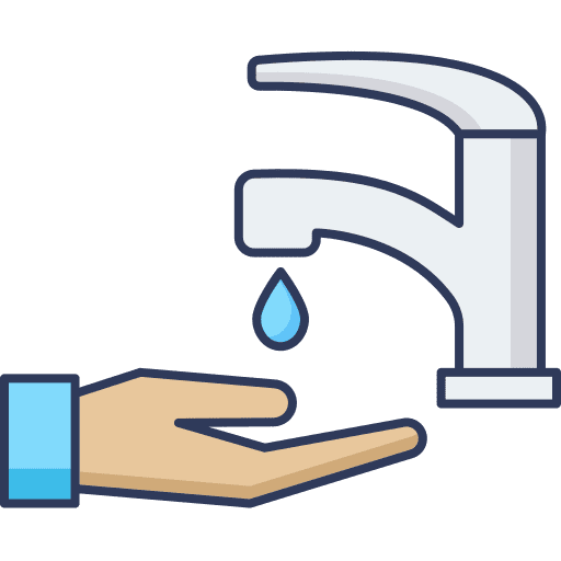 Washing hand hand washing hand tap icon