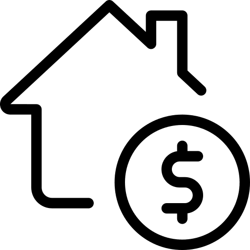 Dollar sign sell smart smart home icon