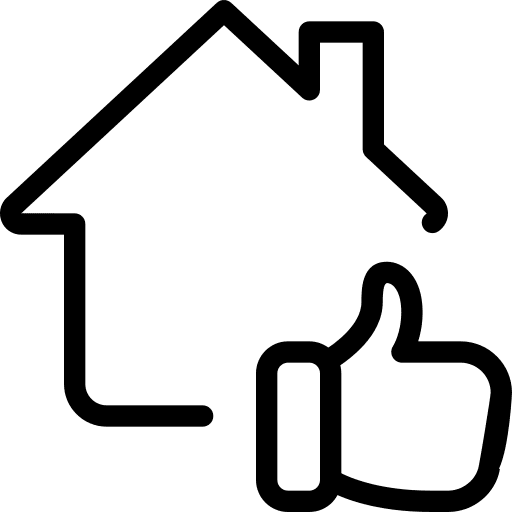 Feedback smart house real estate technology icon