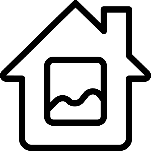 Image internet of things house digital icon