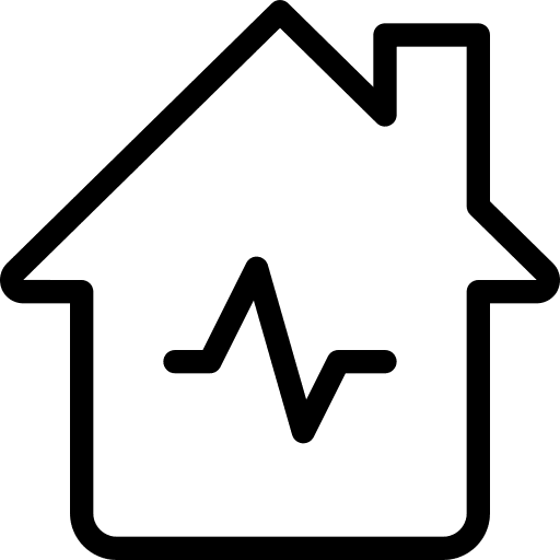 Health electronics home internet of things icon