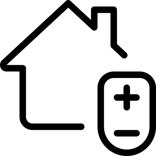 Remote house home devices icon