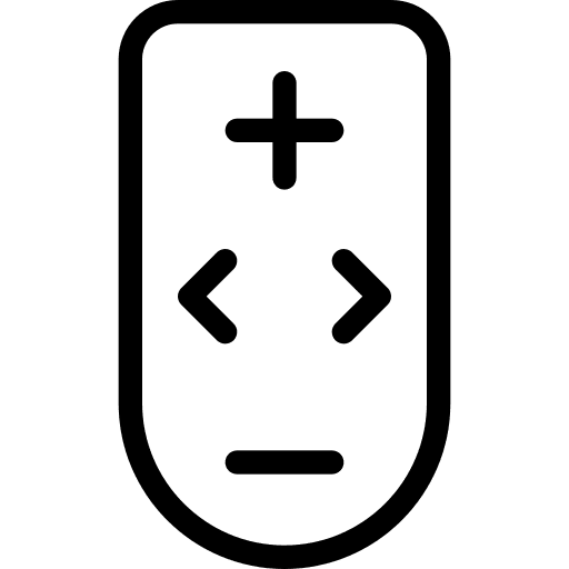 Remote technology wireless connectivity entertainment icon