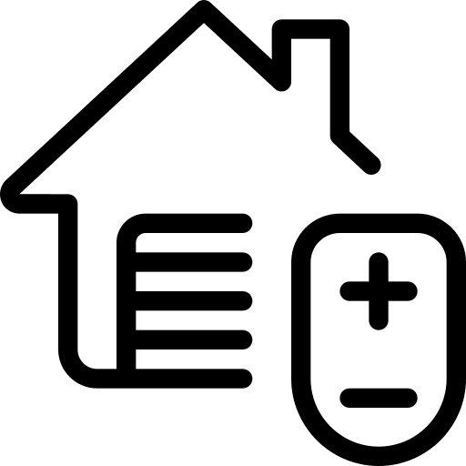 Smart garage internet of things smart devices icon