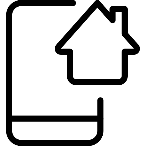 Smartphone home electronic device internet of things icon