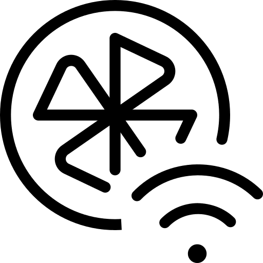 Wireless technology cooler fan icon