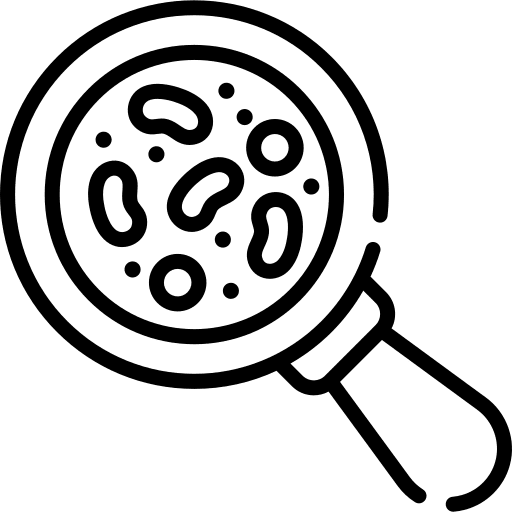 Bacteria bacteria healthcare and medical virus icon