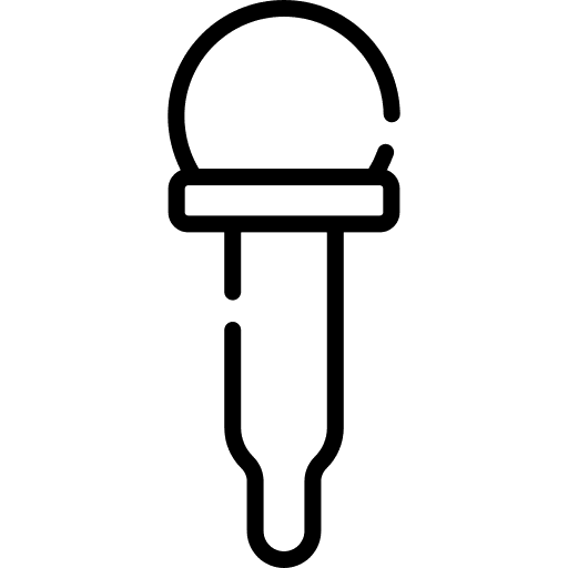 Eyedropper aid science healthcare and medical icon