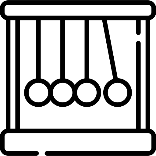 Momentum momentum newtons cradle education icon