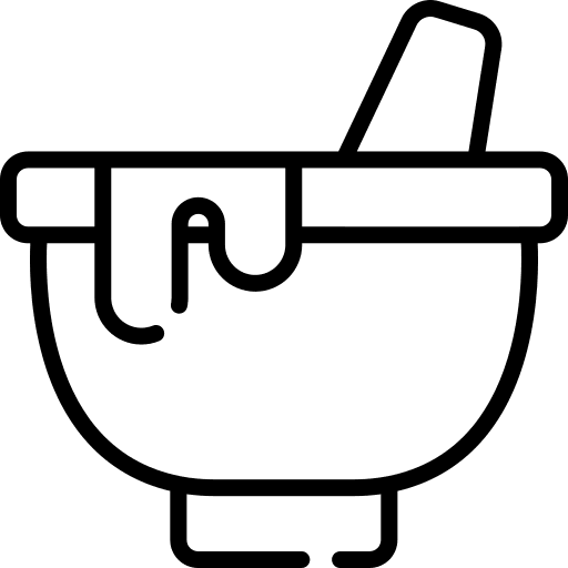 Mortar healthcare and medical miscellaneous pharmacy icon