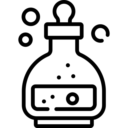 Poison bottle potion healthcare and medical icon