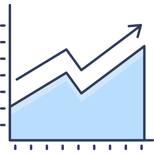 Line graph line graph business report report icon