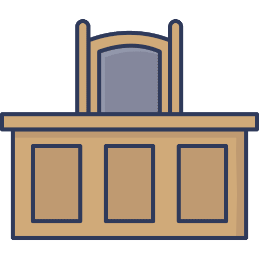 Judge chair judge chair judge law icon