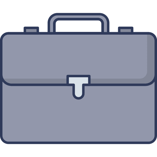 Portfolio business and finance bag portfolio icon