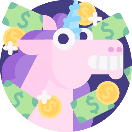 Rich animal fantasy unicorn icon
