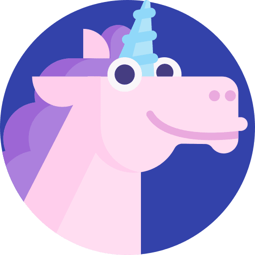 Smile unicorn smile emoji icon