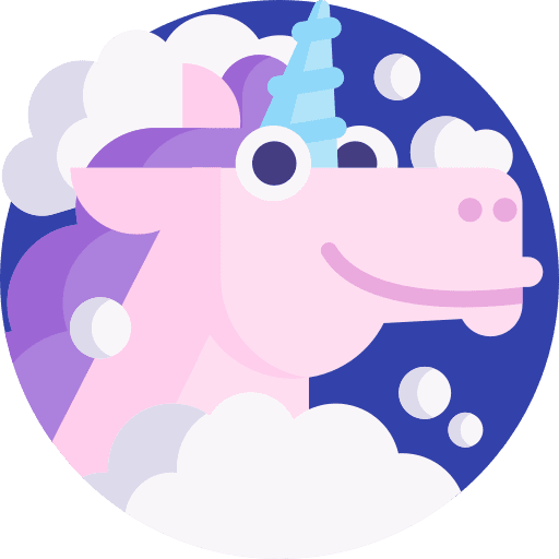 Bathing emoji unicorn smileys icon