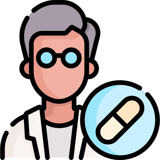 Pharmacist people professions and jobs professional icon