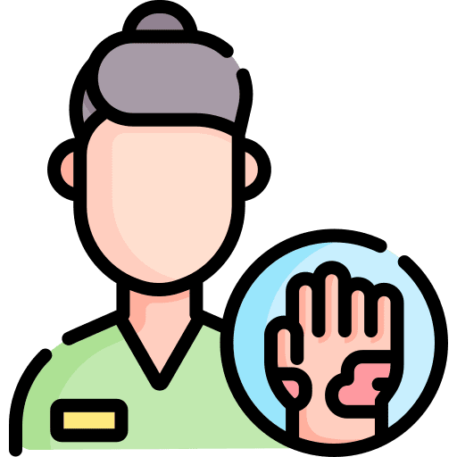 Dermatologist professions and jobs skin professional icon