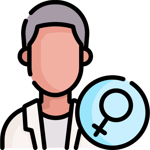 Gynecologist health avatar doctor icon