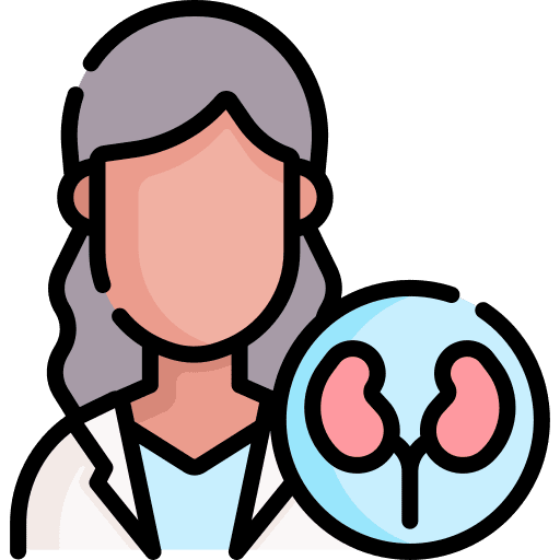 Nephrologist job doctor health icon