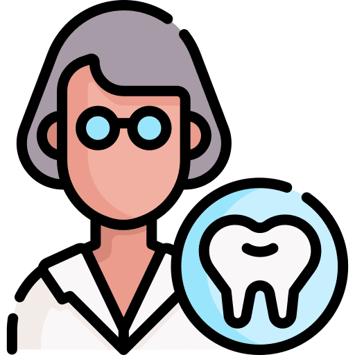 Dentist dentist professional woman icon
