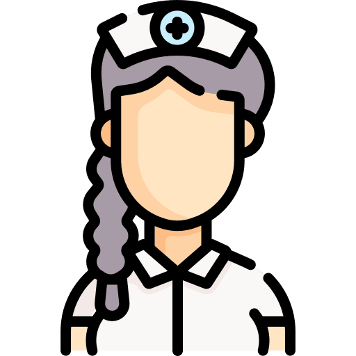 Nurse professions and jobs avatar profession icon