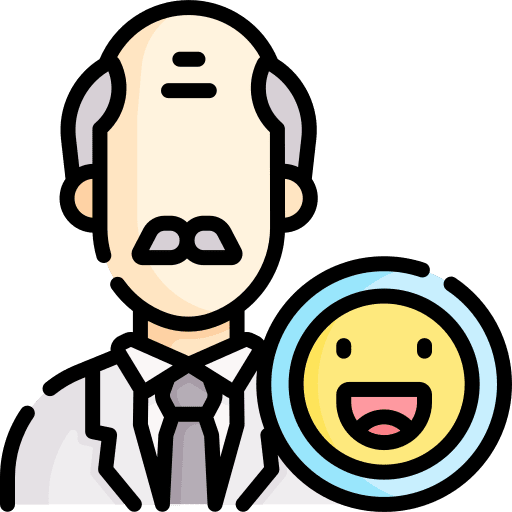 Psychiatrist doctor man professions and jobs icon