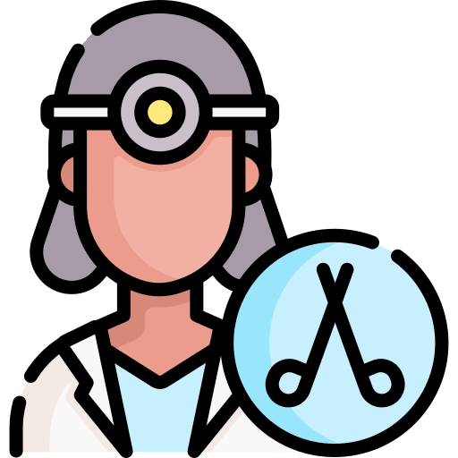 Surgeon profession doctor job icon