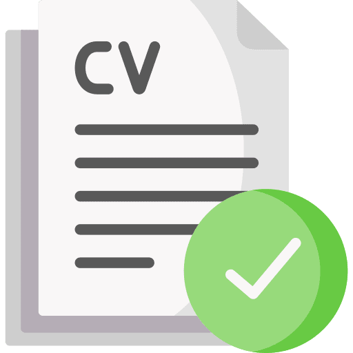 Approved approved curriculum vitae approval icon