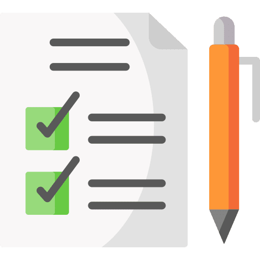 Task list tick checking check list icon