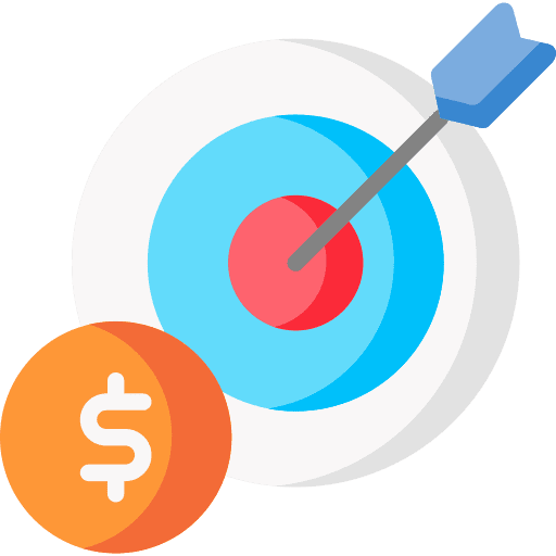 Target aim focus target icon