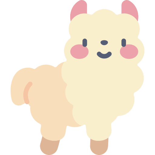 Llama fauna llama mammal icon