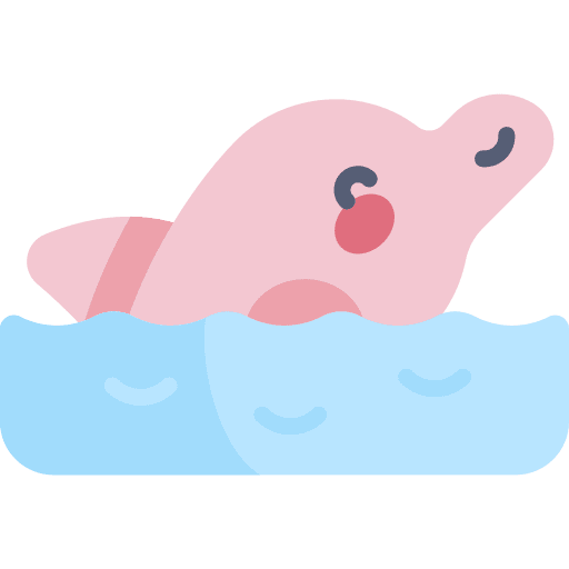 Dolphin amazon animals animal kingdom icon