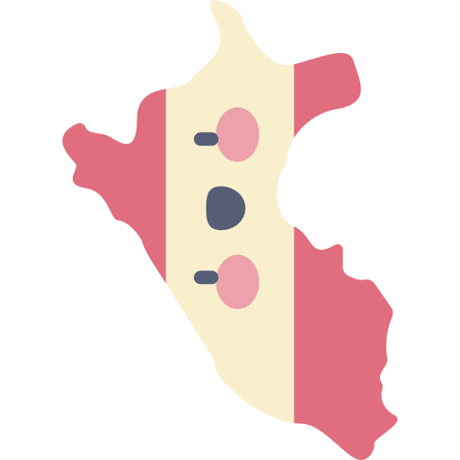 Peru peru country map icon