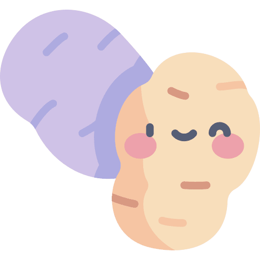 Potatoe vegan vegetable food and restaurant icon