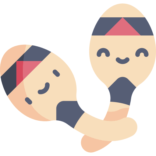 Maracas music and multimedia cultures musical instrument icon