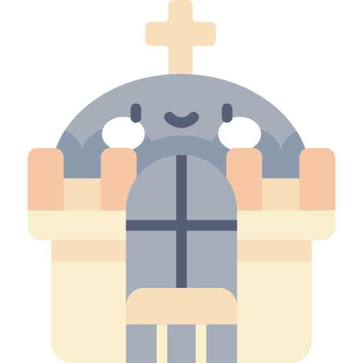 Cemetery funeral cultures tomb icon