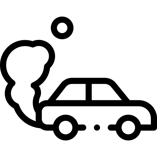 Co2 industry transportation co2 icon