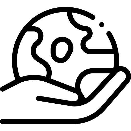 Save the planet earth go green world icon