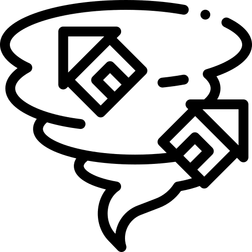 Tornado whirlwind wind nature icon