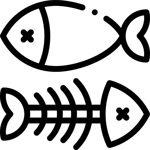 Fish fish pollution sea life icon