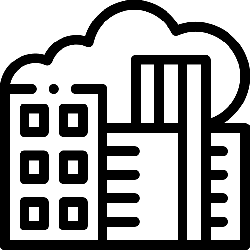 Smog contamination smoke ecology and environment icon