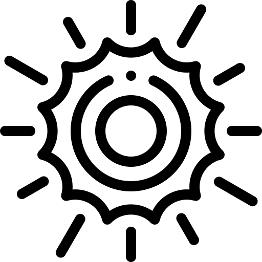 Sun sun meteorology warm icon