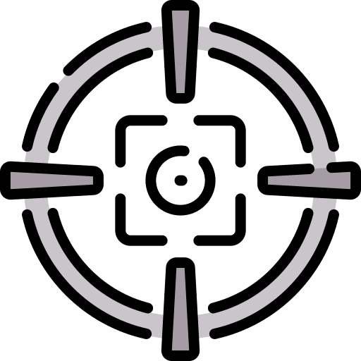 Target objective marketing goal icon