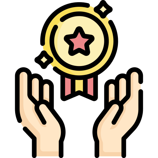 Achievement sports and competition achievement star icon