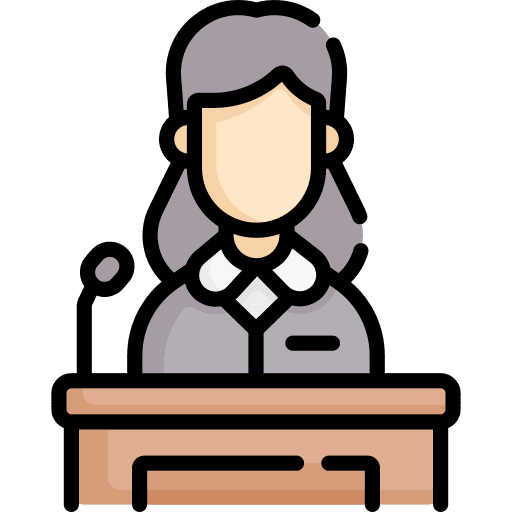 Candidate politician user professions and jobs icon