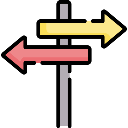 Direction street sign direction directional icon