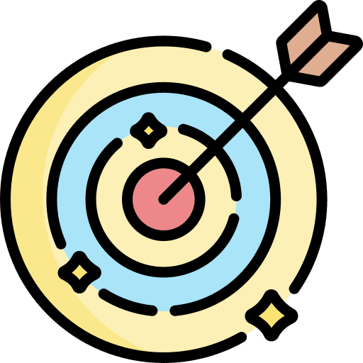 Goal arrow success goal icon